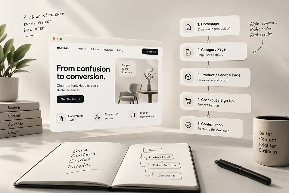 Content hierarchy: guide users in five seconds
