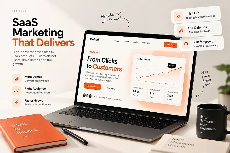 SaaS marketing site, Payload